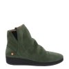Botki Softinos AYO 411 Dk. Green Nobuck Lea P900411005